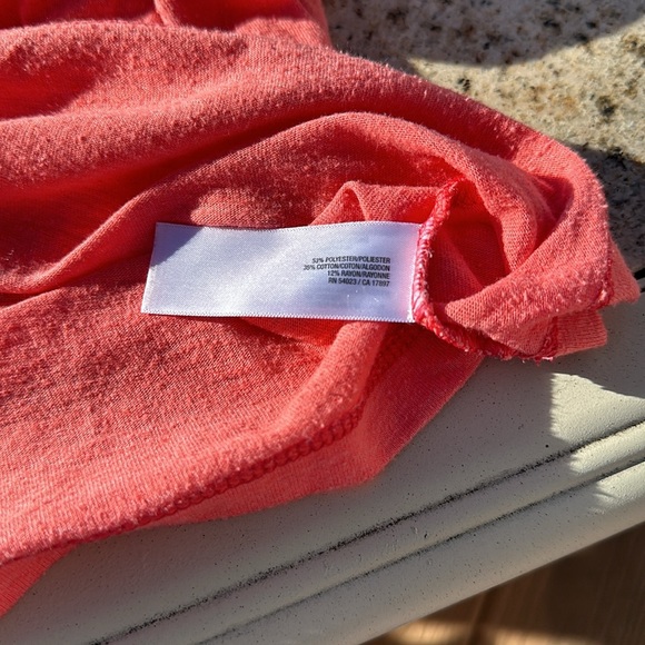 Old Navy Baseball Tee in Orange and Red. - Picture 7 of 7